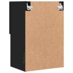 Meuble TV avec lumières LED noir 40,5x30x60 cm – Image 9