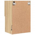 Meuble TV avec lumières LED chêne sonoma 40,5x30x60 cm – Image 9