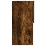 Meuble TV avec lumières LED chêne fumé 40,5x30x60 cm – Image 8