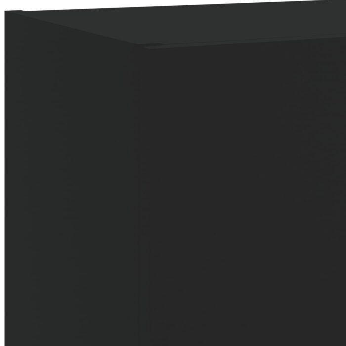 Meuble TV avec lumières LED noir 40,5x30x90 cm – Image 11