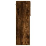 Meuble TV avec lumières LED chêne fumé 40,5x30x90 cm – Image 8