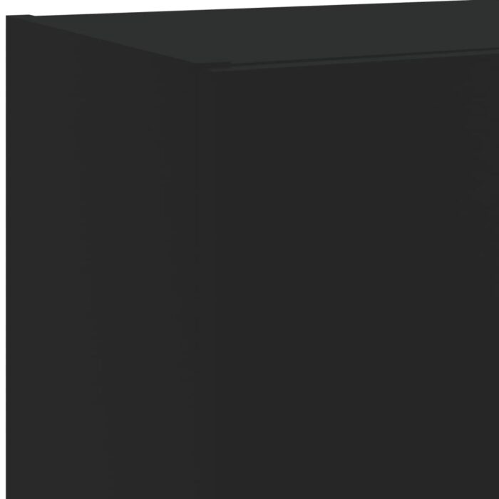 Meuble TV avec lumières LED noir 40,5x30x102 cm – Image 11
