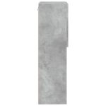 Meuble TV avec lumières LED gris béton 40,5x30x102 cm – Image 8