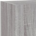 Meuble TV avec lumières LED sonoma gris 40,5x30x102 cm – Image 11