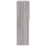 Meuble TV avec lumières LED sonoma gris 40,5x30x102 cm – Image 8