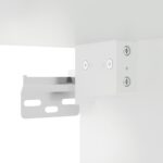 Tables de chevet murales avec lumières LED 2 pcs blanc – Image 11