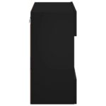 Meuble TV mural avec lumières LED noir 58,5x30x60,5 cm – Image 7