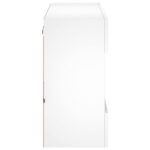 Meuble TV mural avec lumières LED blanc 78,5x30x60,5 cm – Image 7