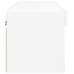 Meuble TV avec lumières LED blanc 60x30x30 cm – Image 7