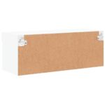Meuble TV avec lumières LED blanc 80x30x30 cm – Image 8