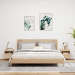 Meubles TV muraux lumières LED 2 pcs chêne sonoma 40x30x40 cm – Image 2