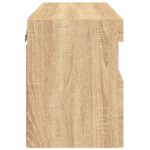 Meuble TV mural avec lumières LED chêne sonoma 60x30x40 cm – Image 8