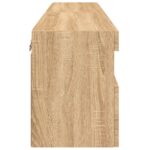 Meubles TV muraux lumières LED 2 pcs chêne sonoma 60x30x40 cm – Image 8