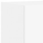 Meubles TV muraux avec lumières LED 2 pcs blanc 30,5x35x30 cm – Image 12