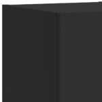 Meubles TV muraux avec lumières LED 2 pcs noir 30,5x35x30 cm – Image 12
