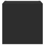 Meubles TV muraux avec lumières LED 2 pcs noir 30,5x35x30 cm – Image 8