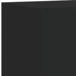 Meuble TV mural avec lumières LED noir 30,5x35x70 cm – Image 11