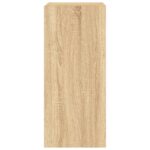 Meubles TV muraux lumières LED 2 pcs chêne sonoma 30,5x35x70 cm – Image 7