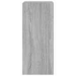 Meuble TV mural avec lumières LED sonoma gris 30,5x35x70 cm – Image 7