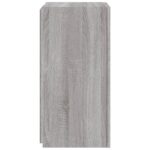 Meuble TV mural avec lumières LED sonoma gris 30,5x35x70 cm – Image 8