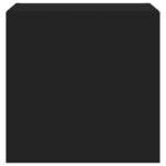 Meubles TV muraux avec lumières LED 2 pcs noir 40,5x35x40 cm – Image 8