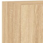 Meubles TV muraux lumières LED 2 pcs chêne sonoma 40,5x35x40 cm – Image 11