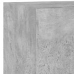 Meuble TV mural avec lumières LED gris béton 40,5x35x40 cm – Image 11