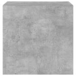 Meubles TV muraux et lumières LED 2pcs gris béton 40,5x35x40 cm – Image 8