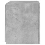 Meubles TV muraux et lumières LED 2pcs gris béton 40,5x35x40 cm – Image 9