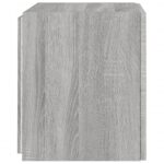 Meuble TV mural avec lumières LED sonoma gris 40,5x35x40 cm – Image 8