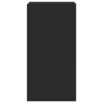 Meuble TV mural avec lumières LED noir 40,5x35x80 cm – Image 7