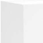 Meuble TV mural avec lumières LED blanc 80x35x31 cm – Image 10