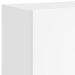 Meuble TV mural avec lumières LED blanc 60x35x41 cm – Image 10