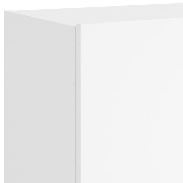 Meuble TV mural avec lumières LED blanc 60x35x41 cm – Image 10