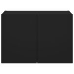 Meuble TV mural avec lumières LED noir 60x35x41 cm – Image 7