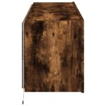 Meubles TV muraux et lumières LED 2pcs chêne fumé 60x35x41 cm – Image 7