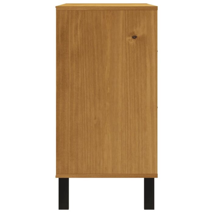 Commode FLAM 110x40x80 cm bois de pin massif – Image 4