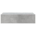 Meuble TV avec éclairage LED gris béton 60x35x15,5 cm – Image 6