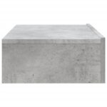 Meuble TV avec éclairage LED gris béton 60x35x15,5 cm – Image 7