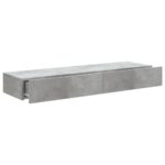 Meubles TV avec lumières LED 2 pcs gris béton 60x35x15,5 cm – Image 5