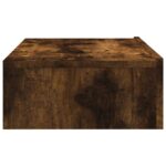 Meuble TV avec éclairage LED chêne fumé 60x35x15,5 cm – Image 7