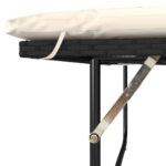 Canapé de jardin 2 places coussins noir résine tressée&acacia – Image 8