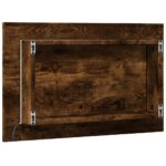 Miroir de salle de bain à LED chêne sonoma bois d'ingénierie – Image 6