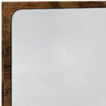 Miroir de salle de bain à LED chêne sonoma bois d'ingénierie – Image 7