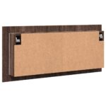 Armoire à miroir à LED de bain chêne marron 100x12x45 cm – Image 7