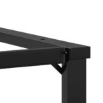 Pieds de table basse cadre en O 80x70x43 cm acier – Image 5