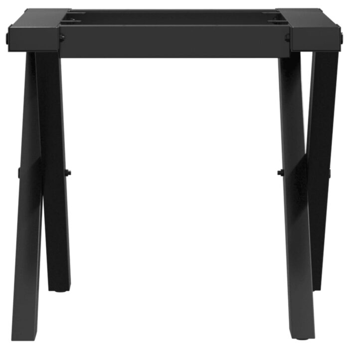 Pieds de table basse cadre en X 40x40x33 cm acier – Image 2