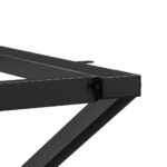 Pieds de table à manger cadre en X 40x40x73 cm acier – Image 5