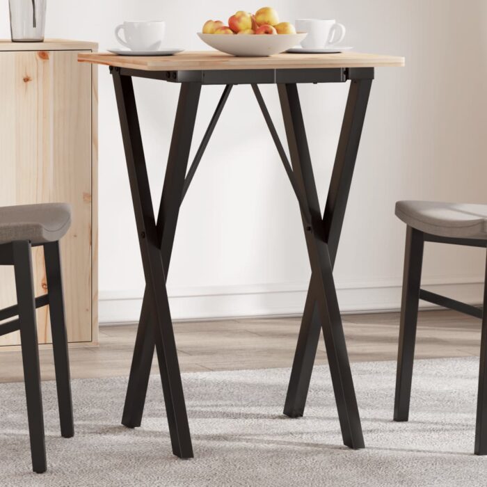 VXL8721012282759_m_en_hd_1.jpg Pieds de table à manger cadre en X 40x40x73 cm acier – Image 1