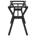 Pieds de table basse cadre en Y 140x30x43 cm acier – Image 3